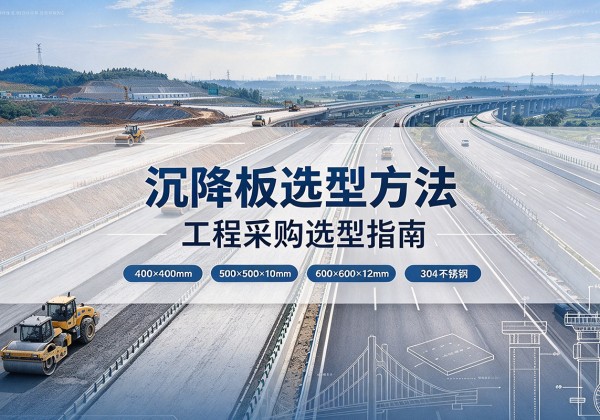 浪卡子沉降板选择方法